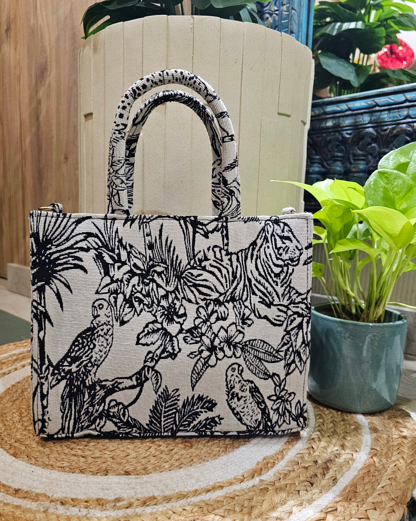 Animal Print Mini tote
