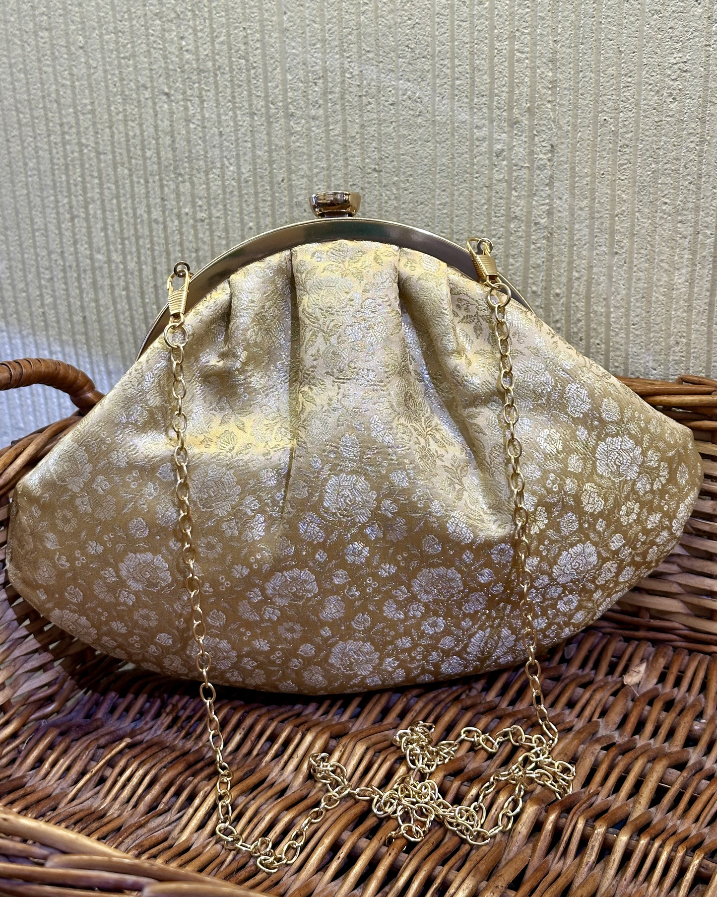 Rose Gold Half Moon Bag