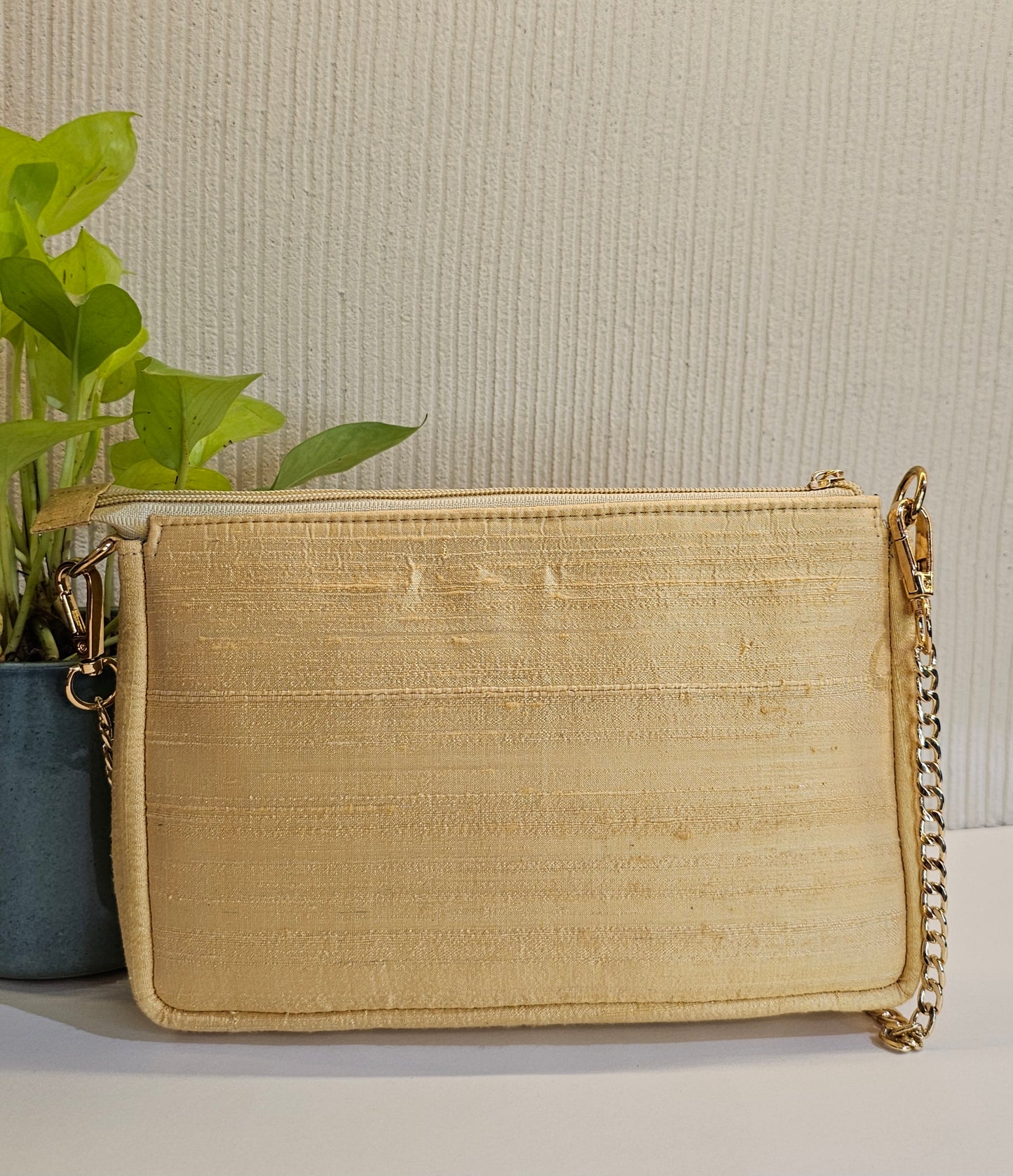 Gold Hand Work Pochette