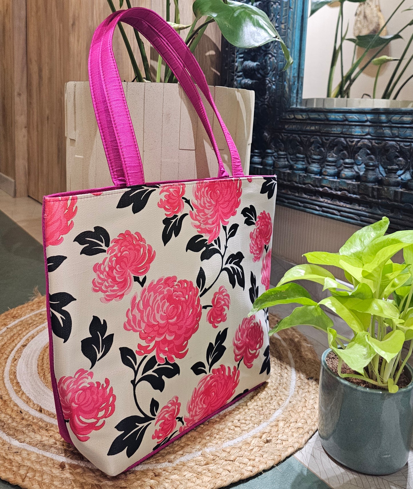 Big Floral tote