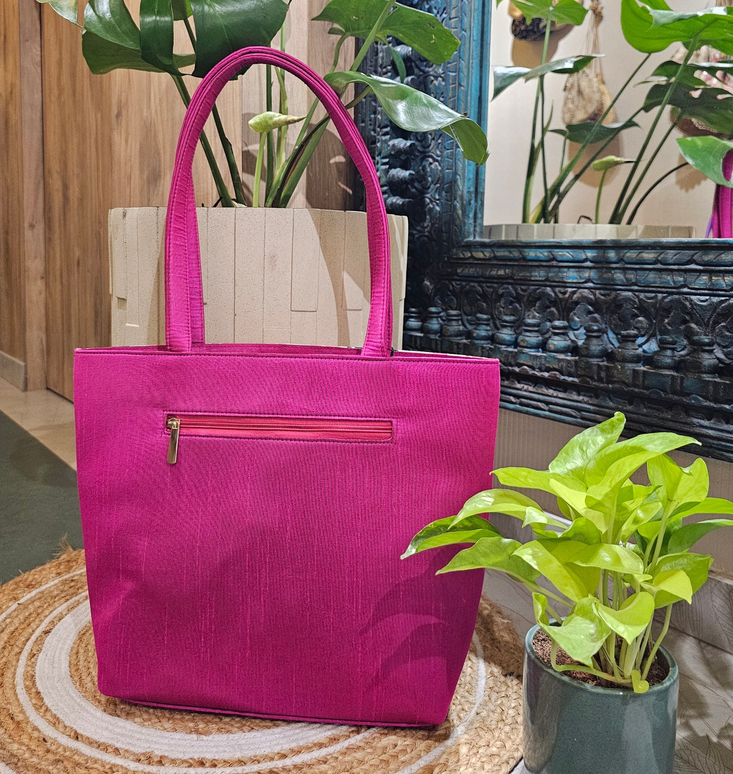 Big Floral tote