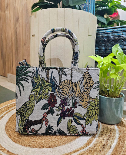 Jungle Print  Mini tote