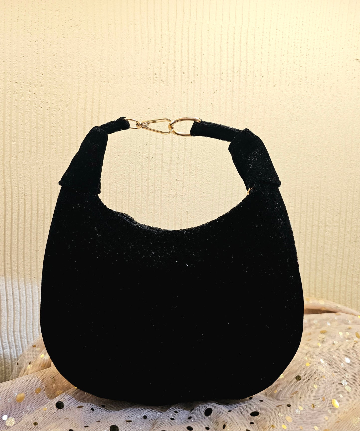 The Moon Bag- Gold Embroidered
