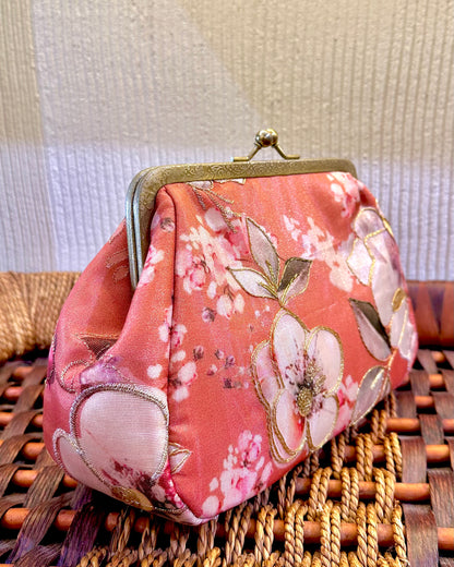 Orange Floral Satchels