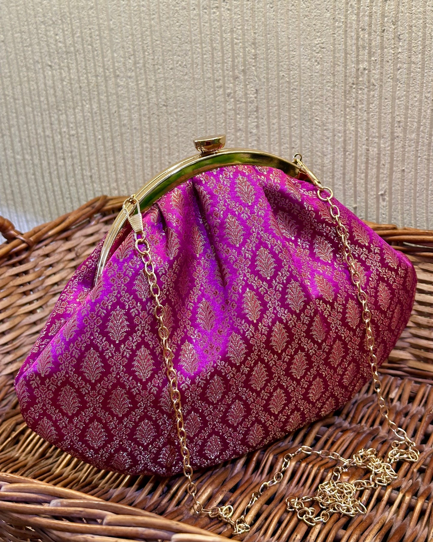 Majenta Half Moon Bag