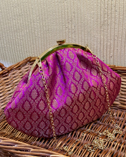 Majenta Half Moon Bag