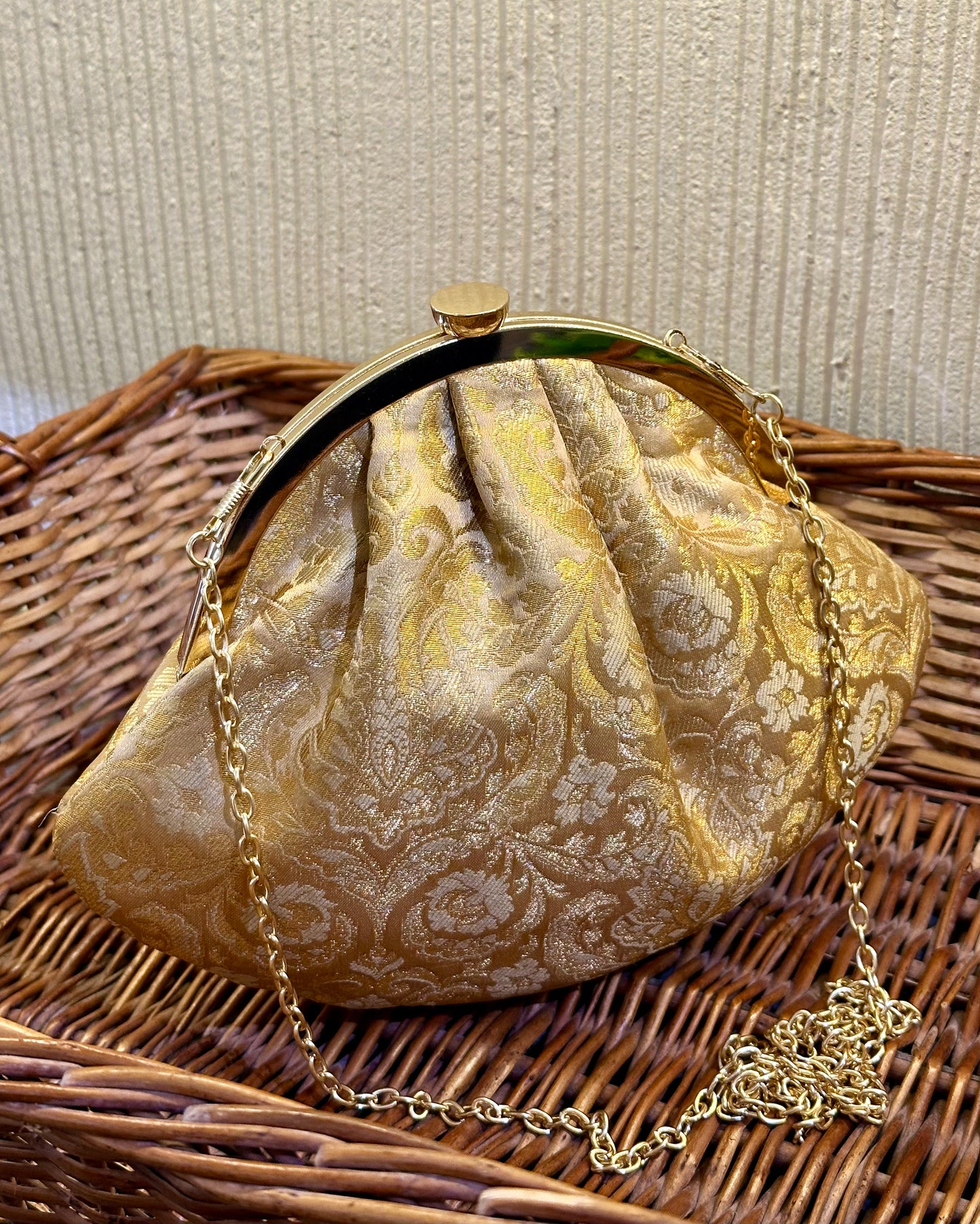 Gold Royal Half Moon Bag