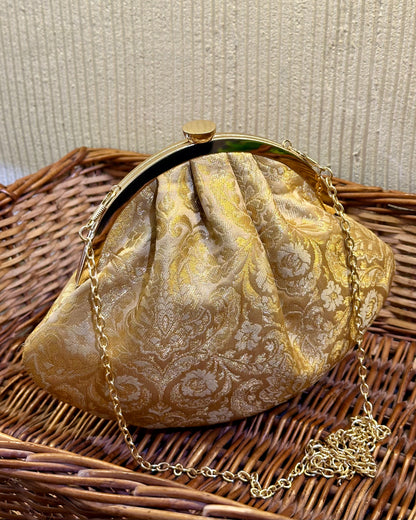 Gold Royal Half Moon Bag