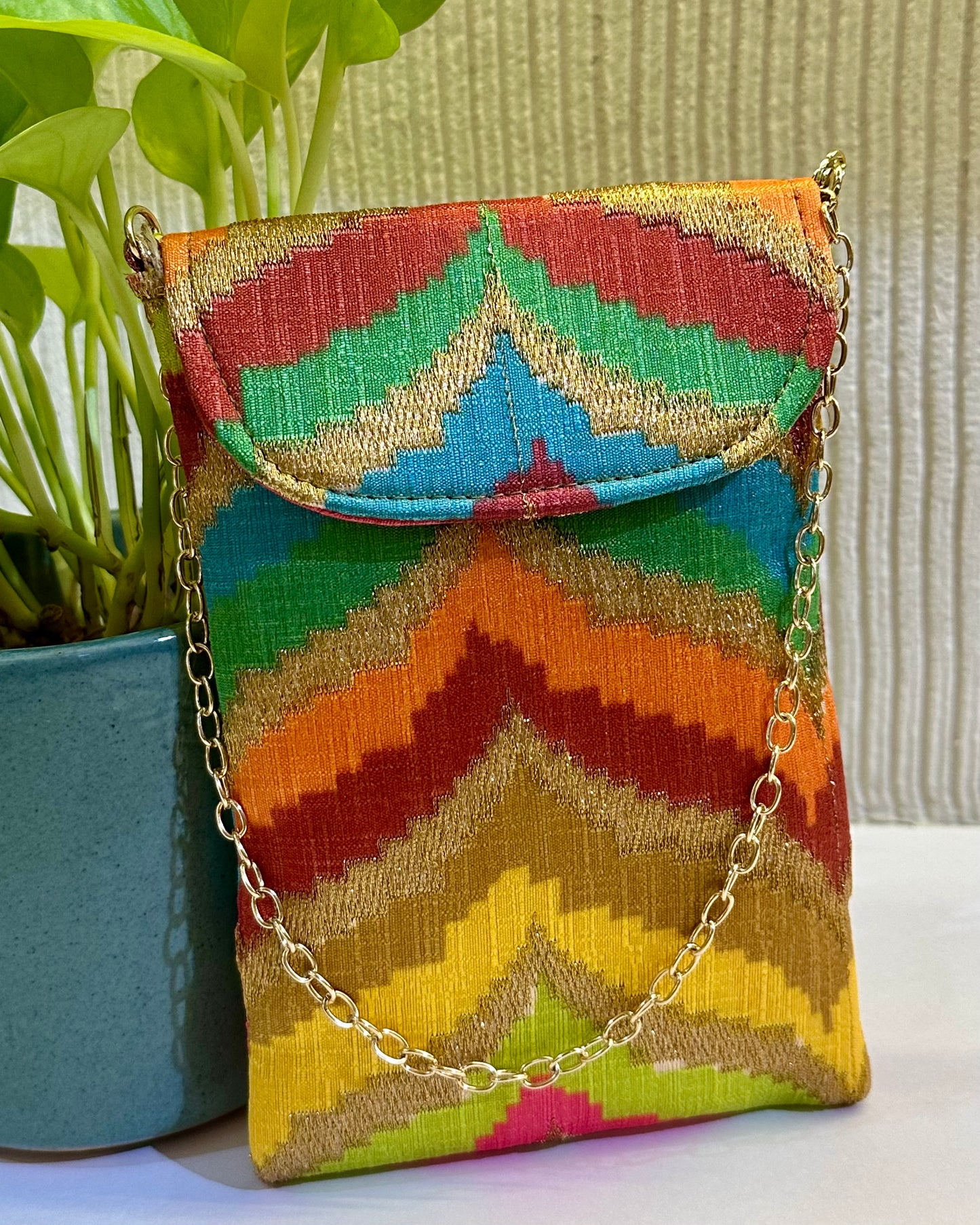 Multicoloured Mobile Pouch