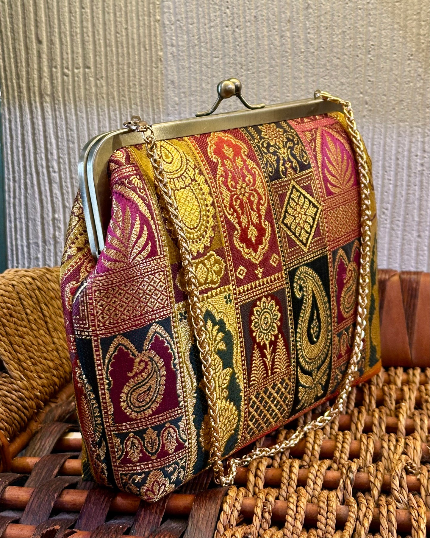 Multicolored Banarasi Purse