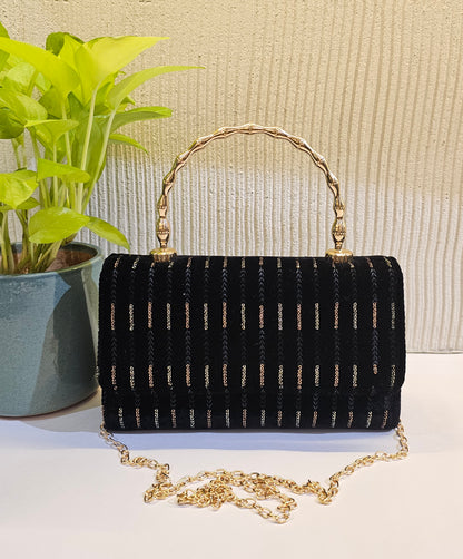 Mini Bags-black Velvet