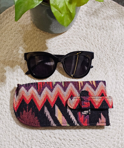 Shades of Red Sunglass Pouch