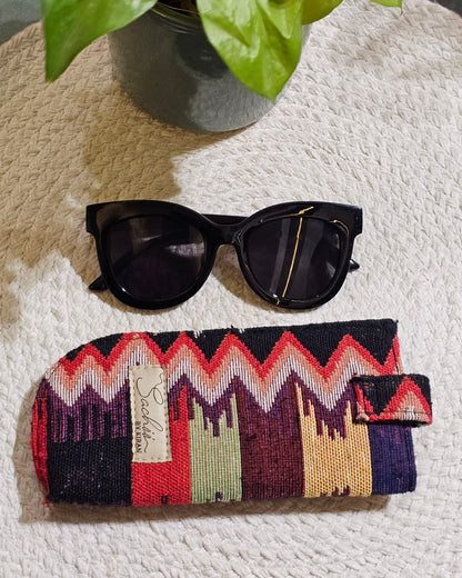 Shades of Red Sunglass Pouch