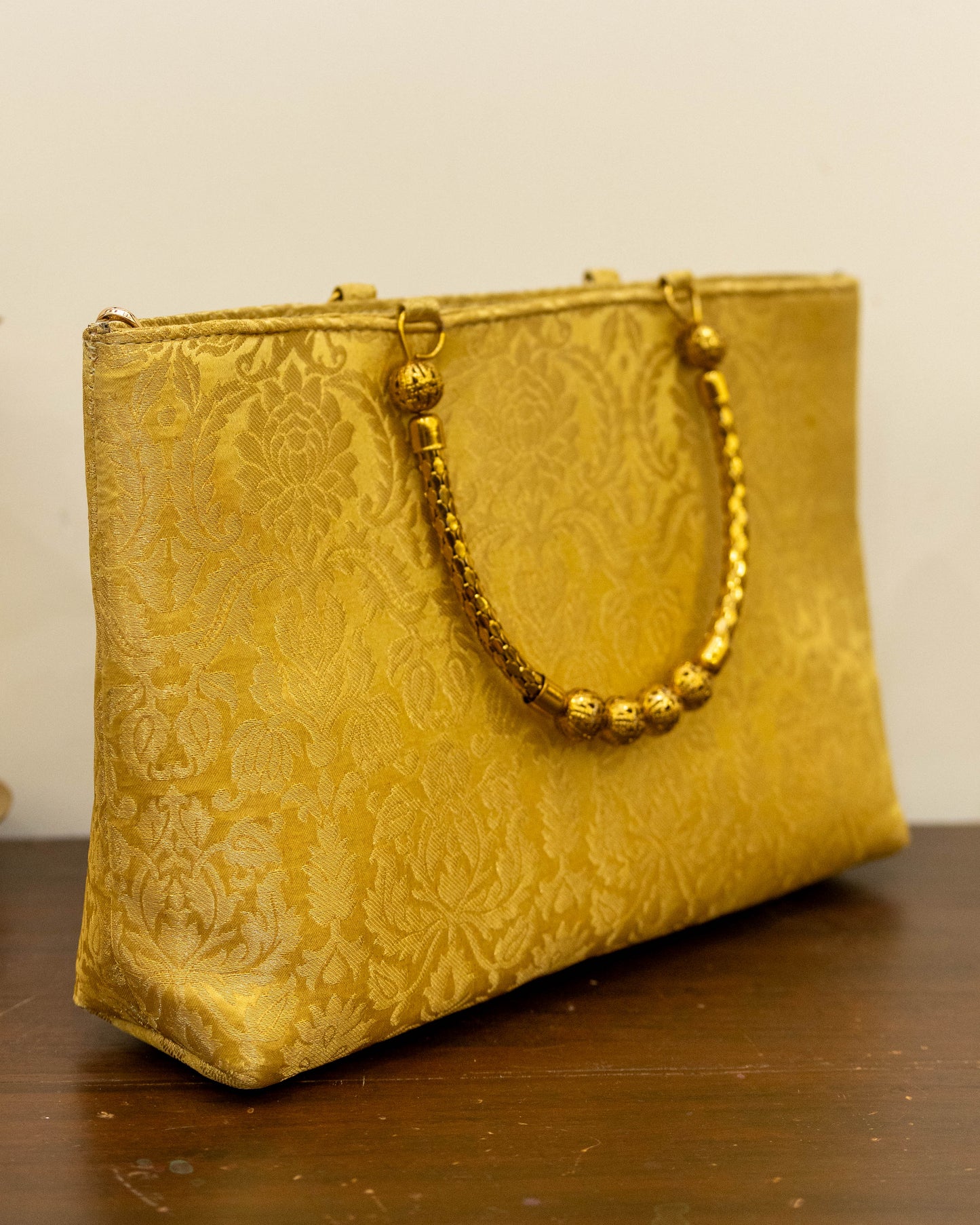 Gold Handle Bag
