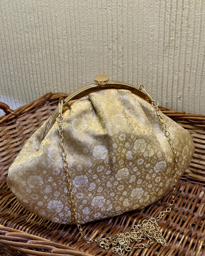Rose Gold Half Moon Bag