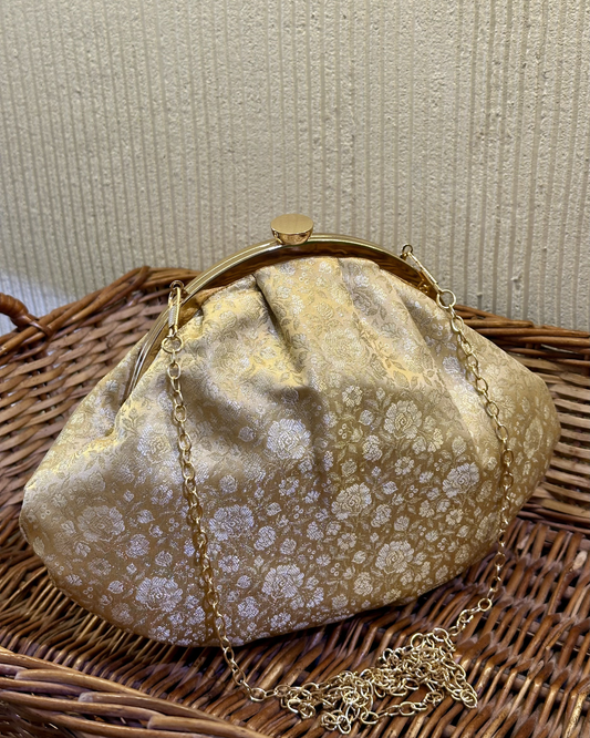 Rose Gold Half Moon Bag