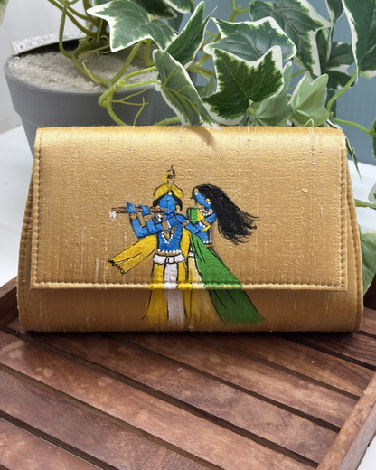 Hand-Painted -Krishna Radha