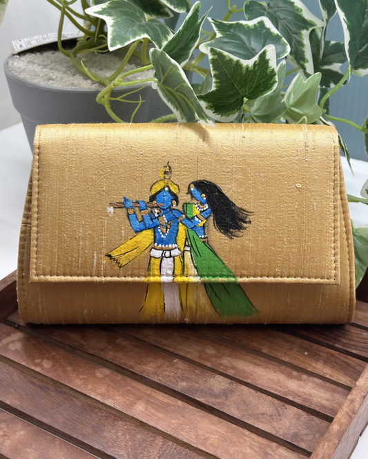 Hand-Painted -Krishna Radha