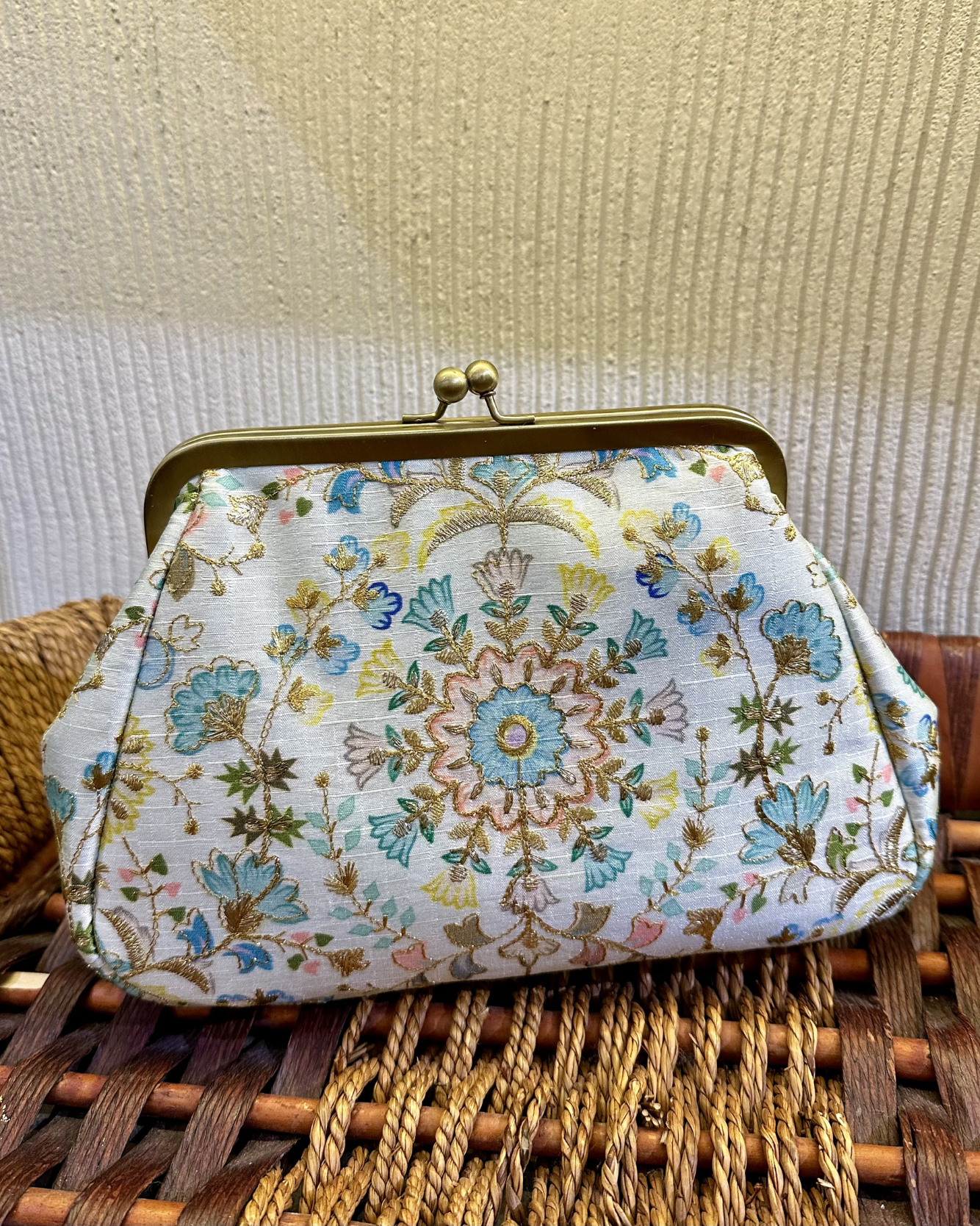white-multi Satchels