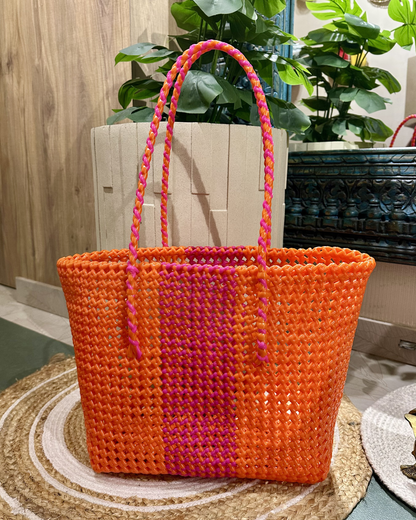 Emily bag Orange & pink