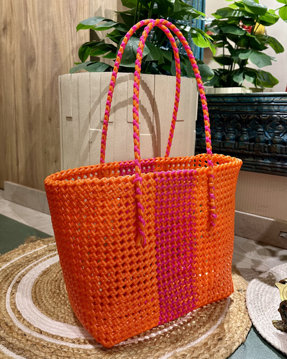 Emily bag Orange & pink