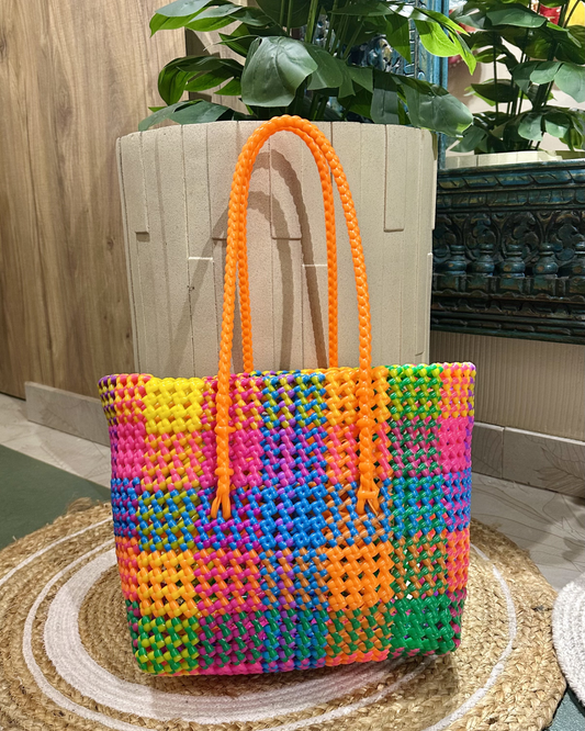 Small multicoloured Emily bag