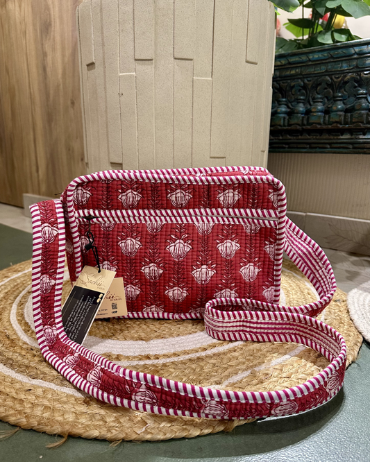 Jaipur sling-red