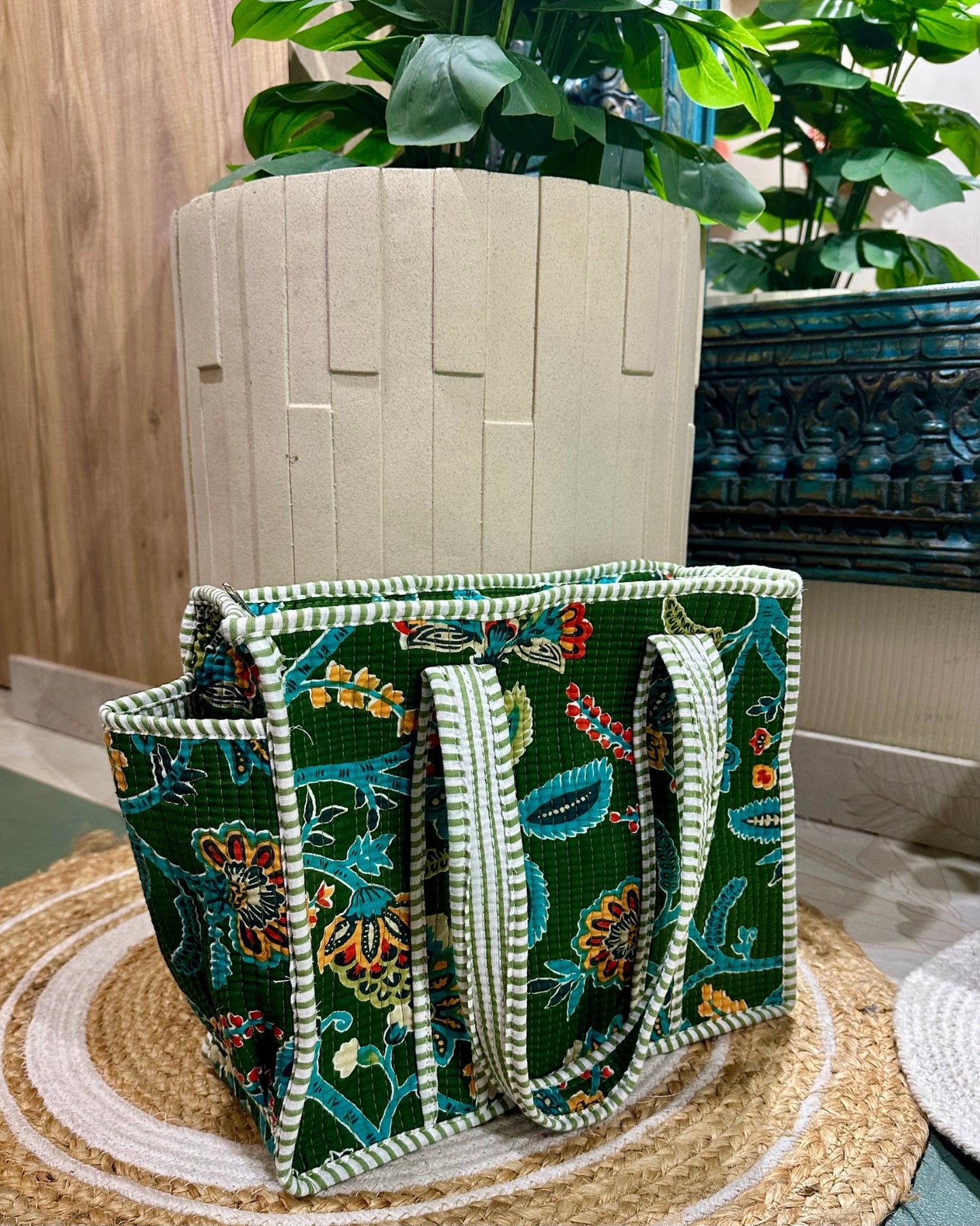 Jaipur Lunch Bags-Green