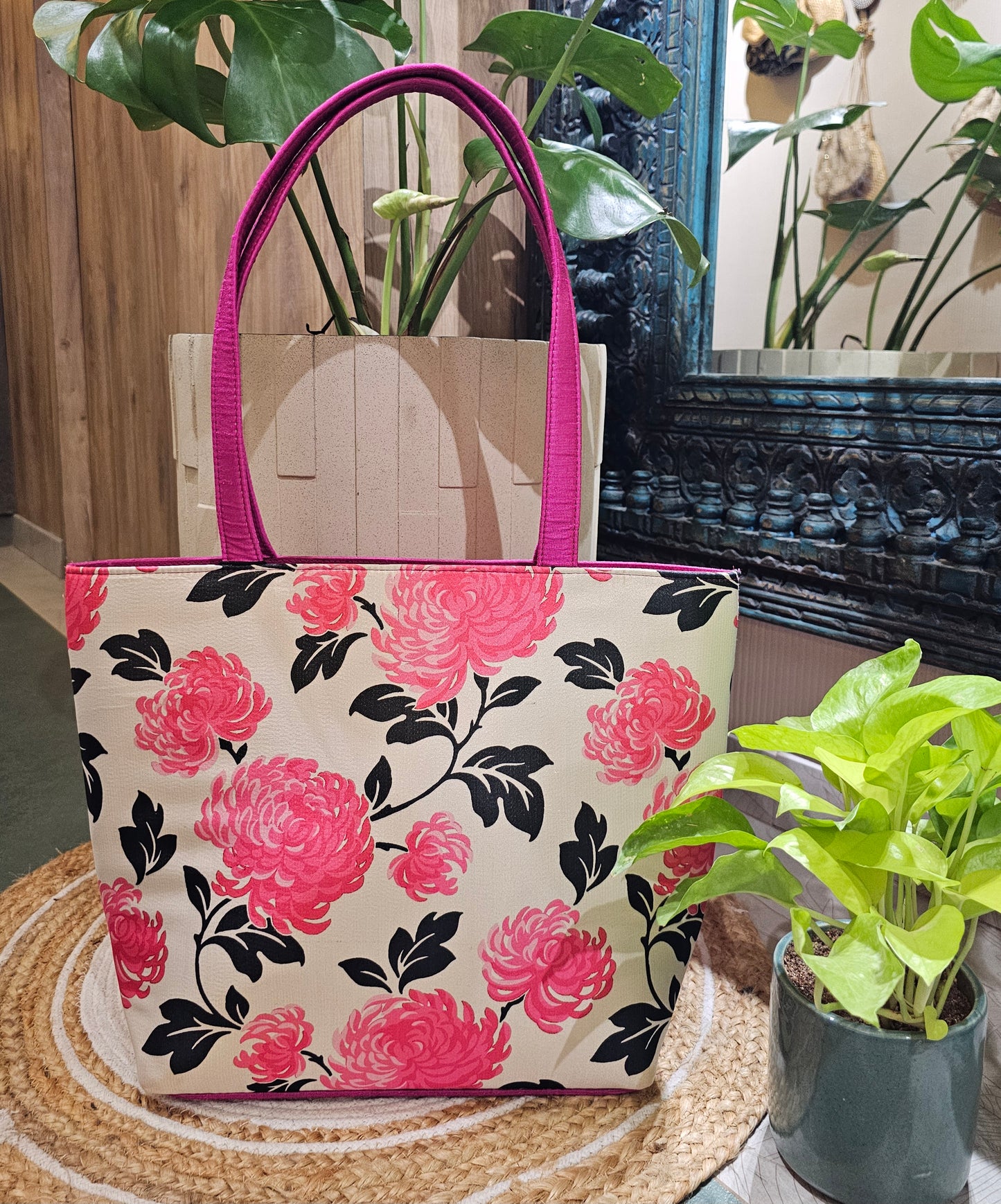 Big Floral tote