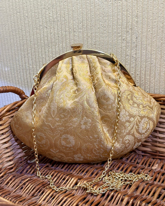 Gold Royal Half Moon Bag
