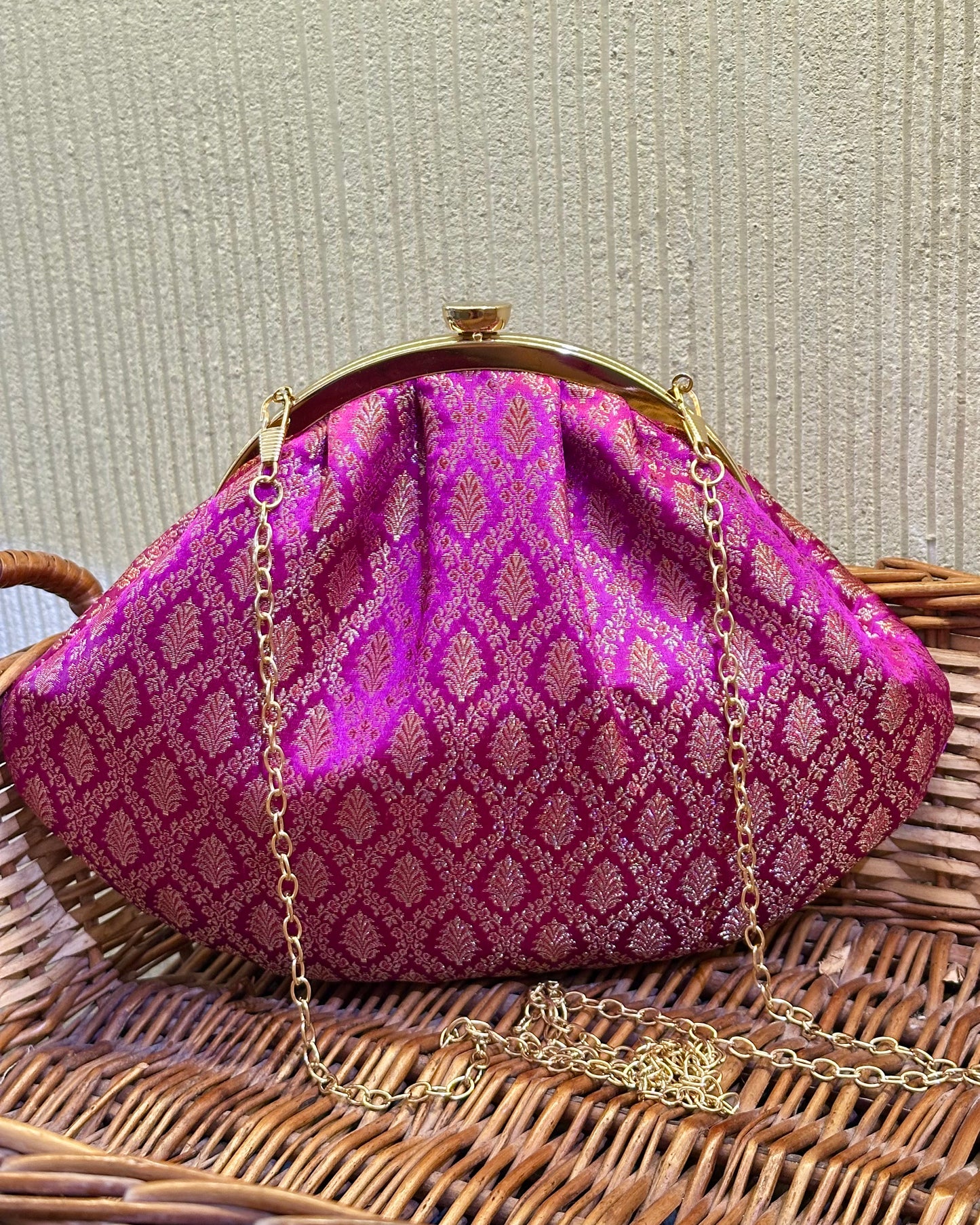 Majenta Half Moon Bag