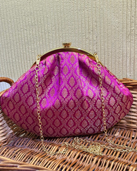 Majenta Half Moon Bag